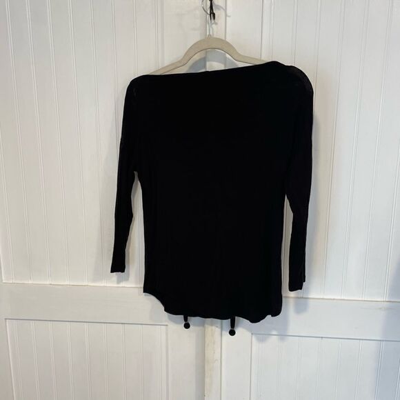 HALOGEN long sleeved black shirt size XXSP - Picture 3 of 5